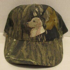 Labrador Dog Enza Tan Green Brown Snapback Outdoor Hat